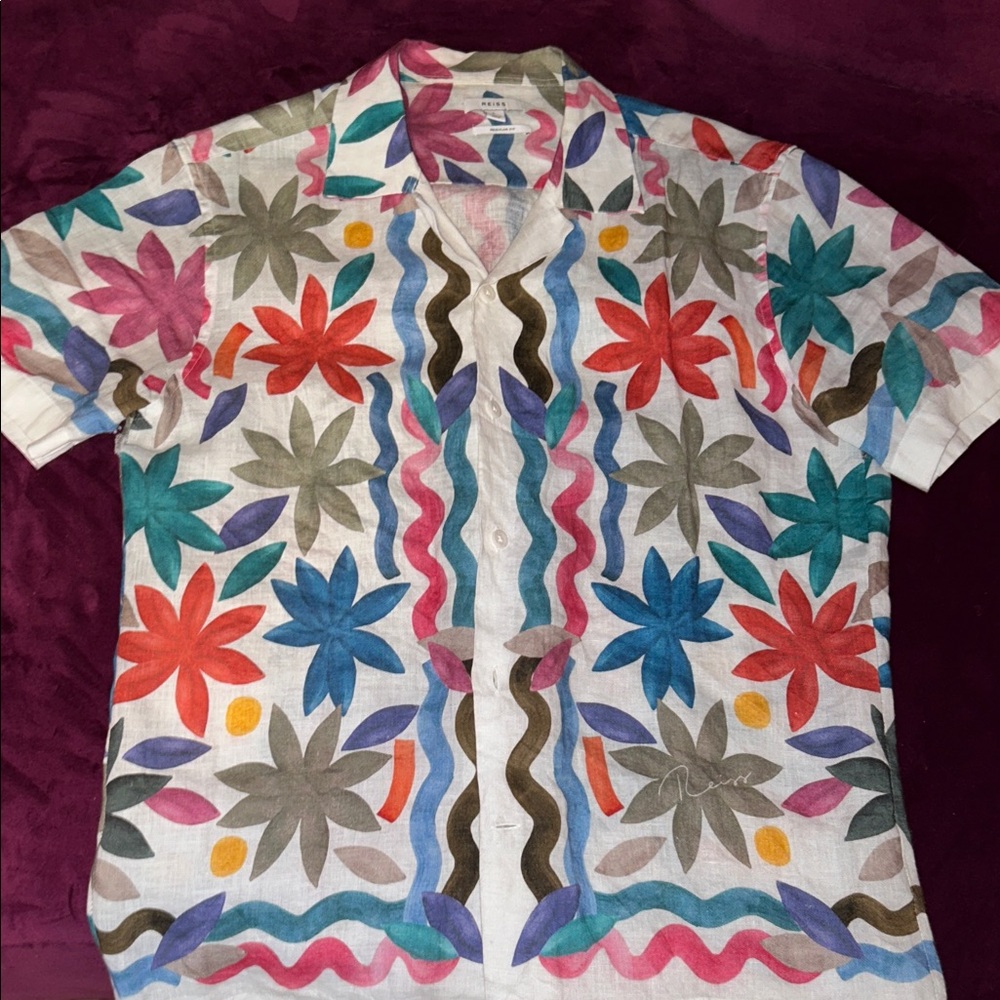 Reiss Vibrant Floral Men's Shirt
